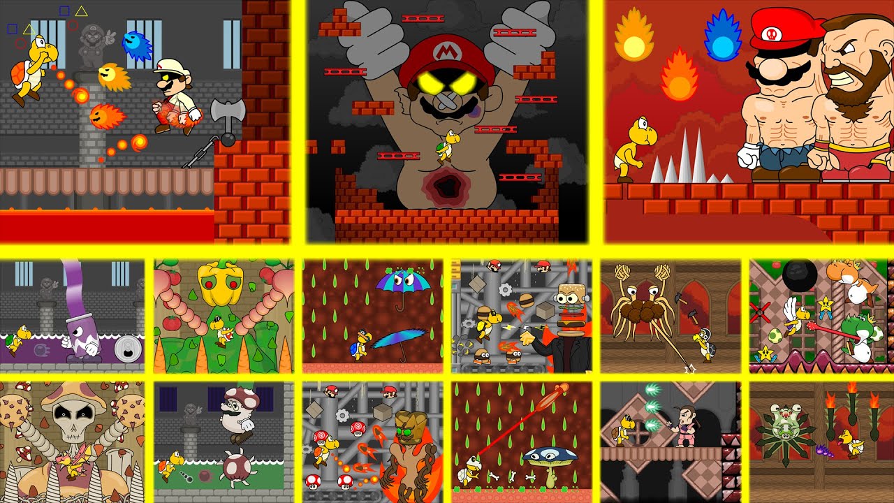 A Koopas Revenge 2 All Bosses