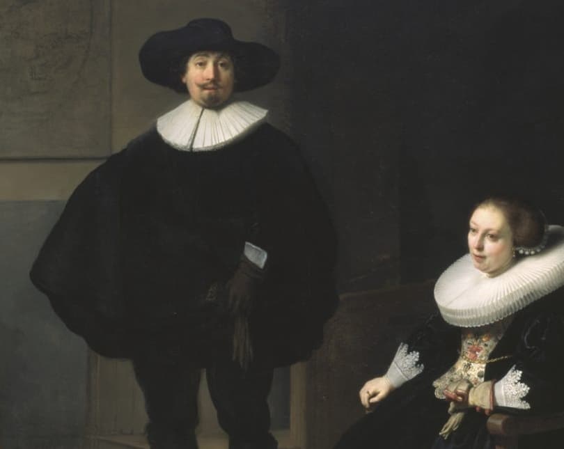 A Lady And Gentleman In Black Rembrandt