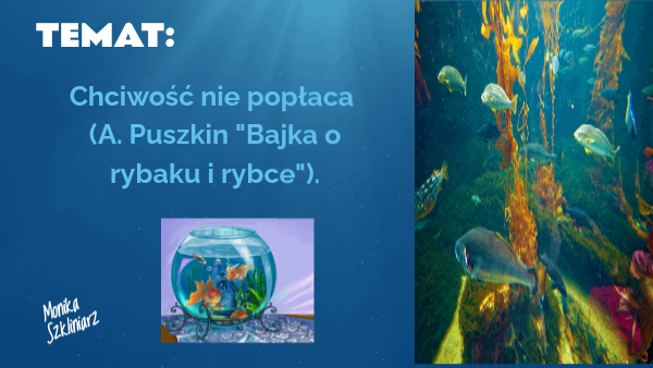 Jaką Naukę Zawiera Baśń O Rybaku I Rybce