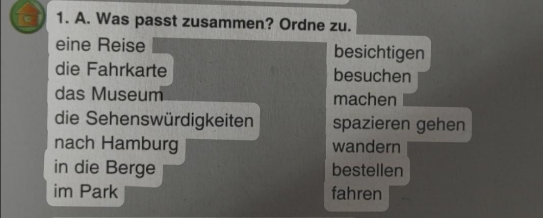 A. Was passt zusammen? Ordne zu. - brainly.com Was Passt Zusammen Ordne Zu