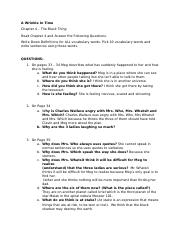 A Wrinkle In Time Chapter 4 Study Guide | Course Hero A Wrinkle In Time Chapter 4