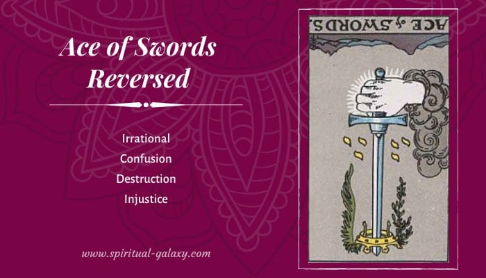 Ace Of Swords Reversed Advice