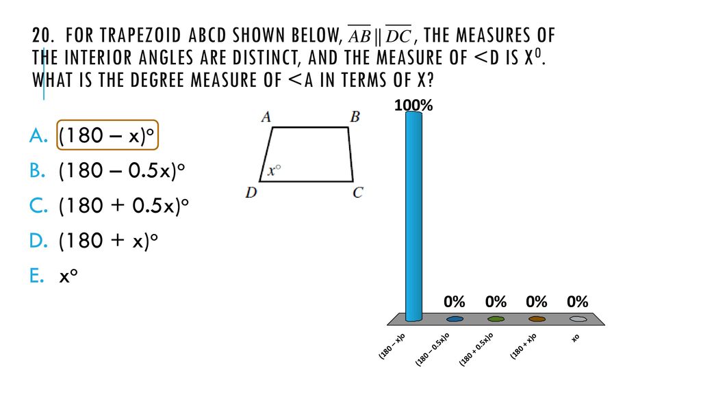 What Is The Measure Of Angle Abd In Trapezoid Abcd