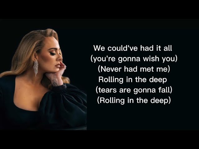 Adele Rolling In The Deep Tekst