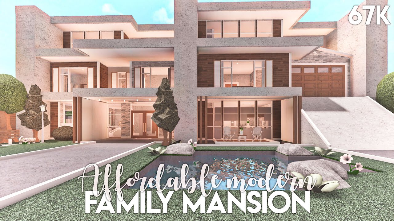 How To Build Modern House In Bloxburg