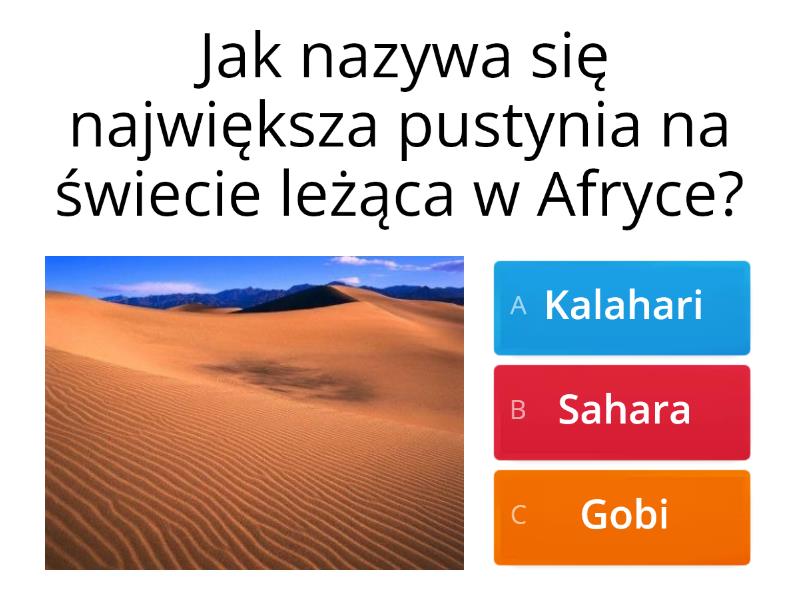 Afryka - dla klasy 8 (Planeta Nowa) - Test Geografia Afryka Klasa 8 Test