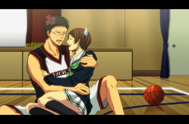 Aida Riko and Junpei Hyuuga Photo: Coach x Captain | Kuroko no basket Kuroko No Basket Hyuga And Riko