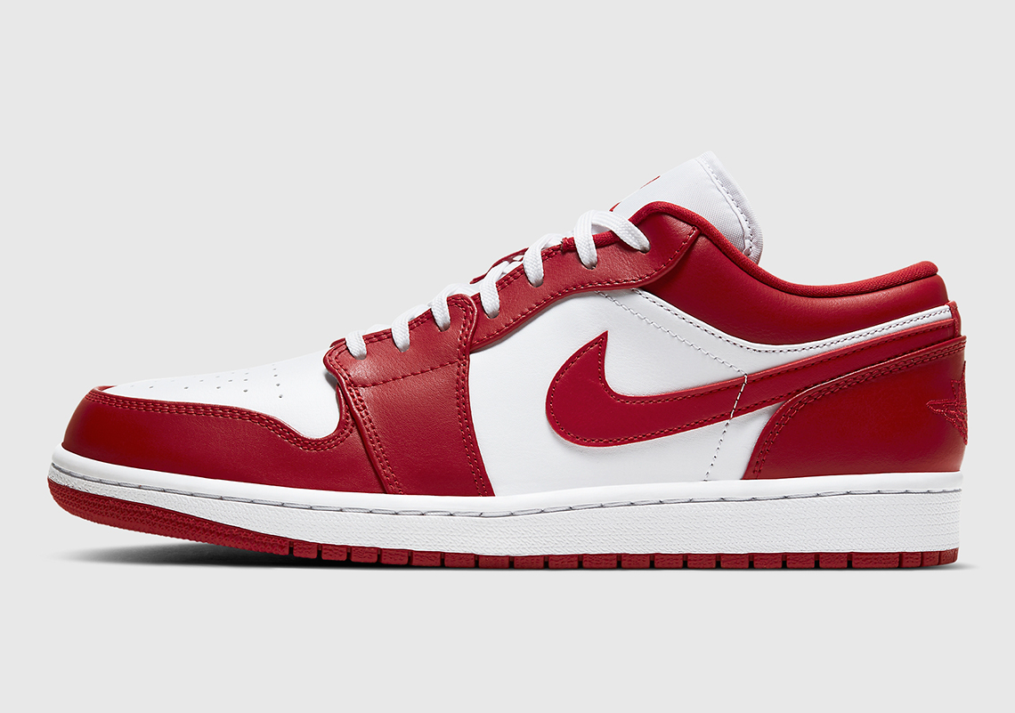 Air Jordan 1 Low Red White 553558-611| SneakerNews.com Air Jordan 1 Low Red