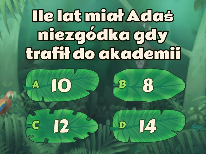 Test Akademia Pana Kleksa Klasa 4 Wordwall
