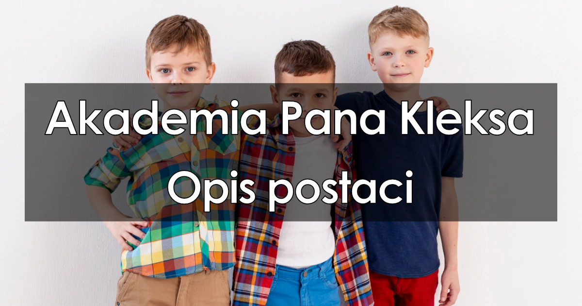Akademia Pana Kleksa: opis postaci, charakterystyka bohaterów, cechy, Opis Rysunku Akademii Pana Kleksa