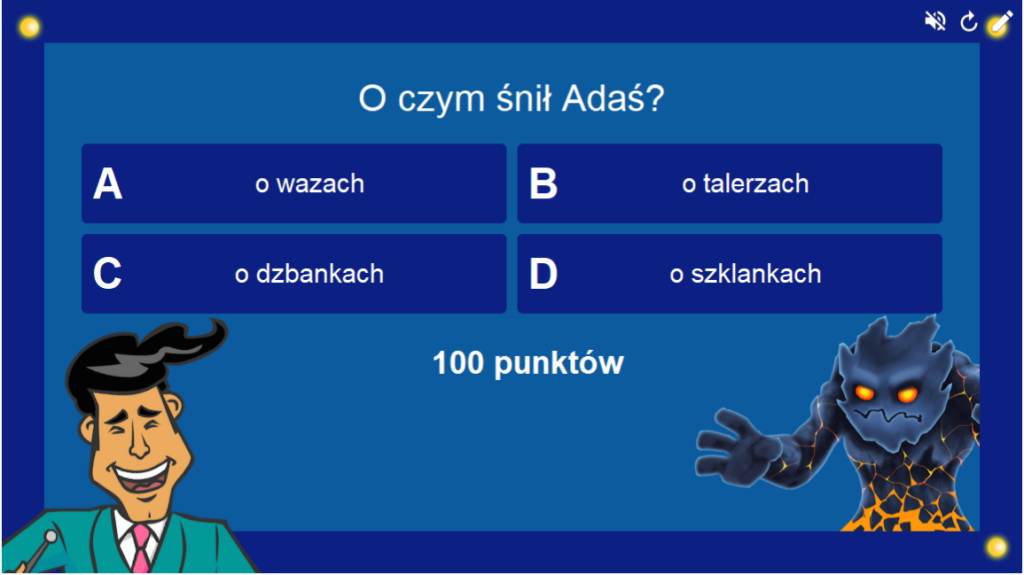 Akademia Pana Kleksa - quizy | Tablice.net.pl | Monitory interaktywne SMART Test Akademia Pana Kleksa