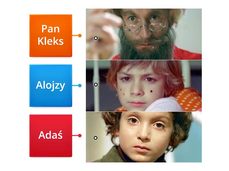 Akademie Pana Kleksa - bohaterowie. - Rysunek z opisami Jak Narysować Akademie Pana Kleksa