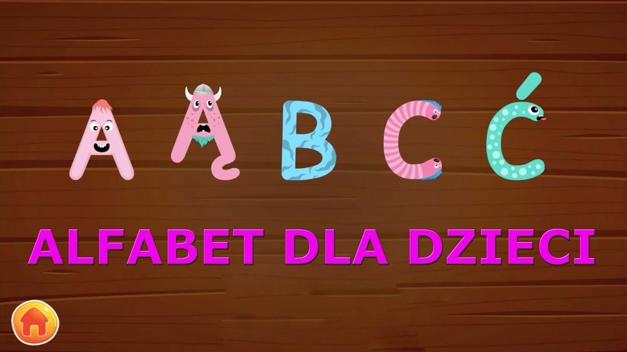 Alfabet dla dzieci Nauka alfabetu po polsku ABC | Alfabet układanka dla Alfabet Dla Dzieci Po Polsku