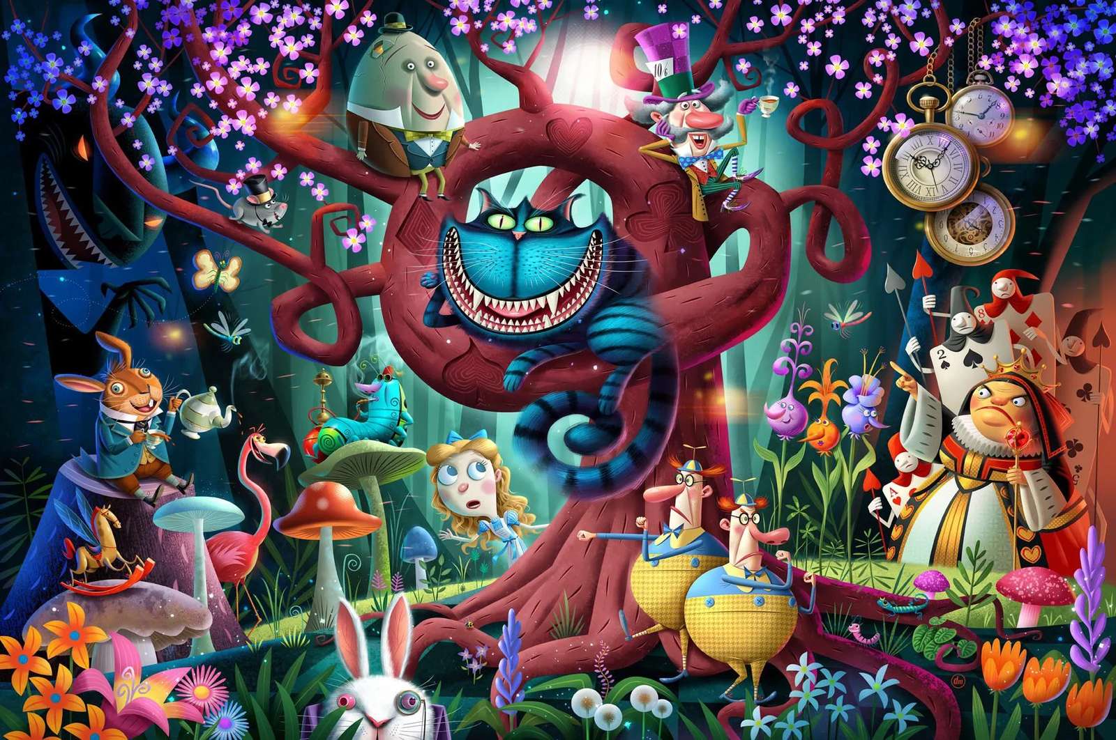 Alicja po drugiej stronie lustra - iPuzzle foto puzzle Alicja Po Drugiej Stronie Lustra Online