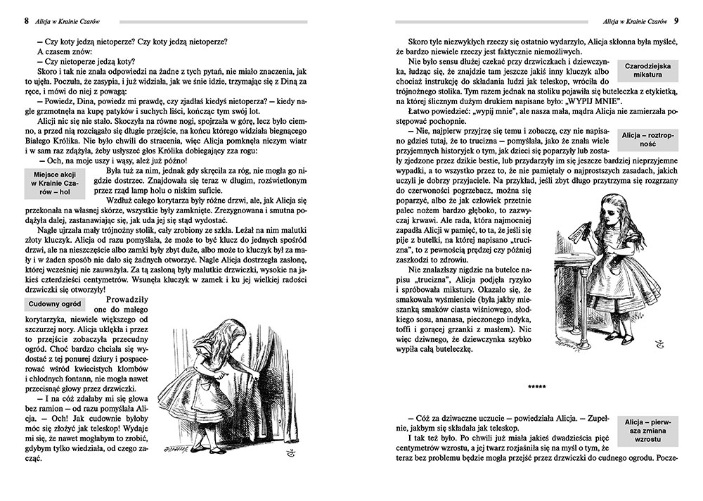 Alicja w Krainie Czarów (Lewis Carroll) książka w księgarni TaniaKsiazka.pl Test Alicja W Krainie Czarów Samequizy