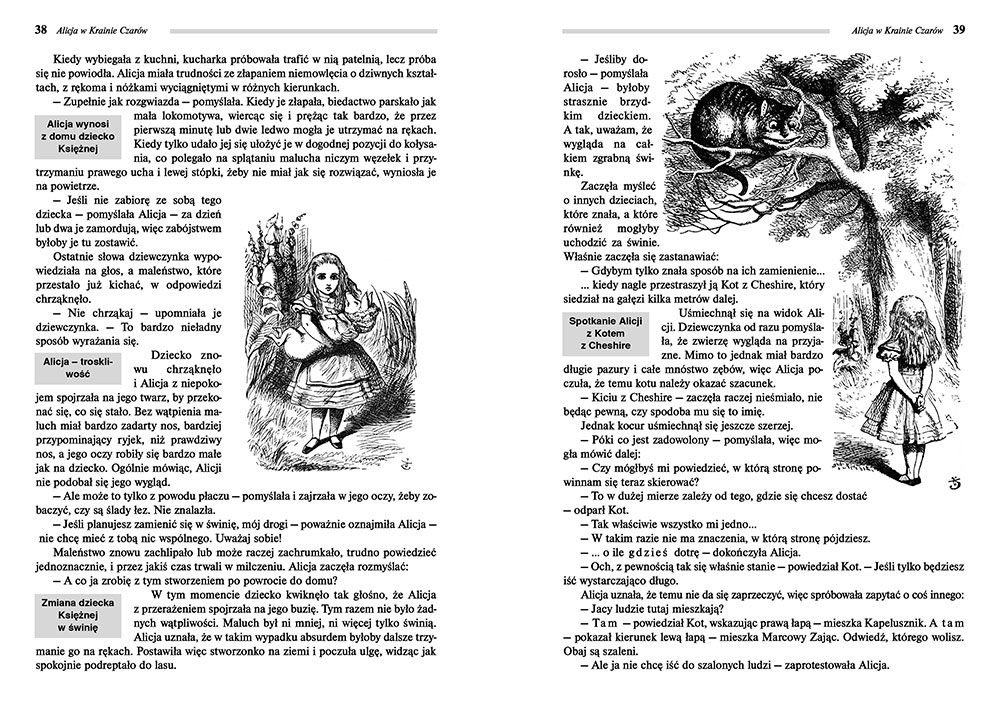 Alicja w Krainie Czarów - Lewis Carroll | lektury szkolne z omówieniem Quiz Z Lektury Alicja W Krainie Czarów