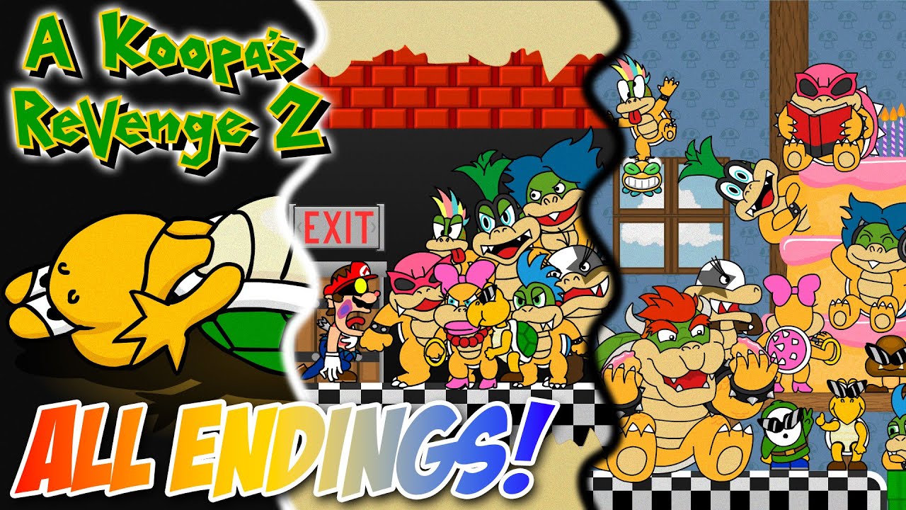 ALL ENDINGS ~ A Koopa's Revenge 2 [1080p60] - YouTube A Koopa S Revenge 2