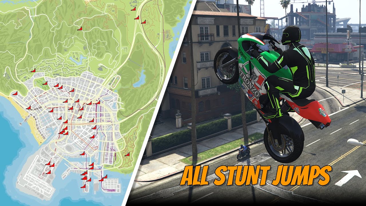 Gta 5 Online All Stunt Jumps