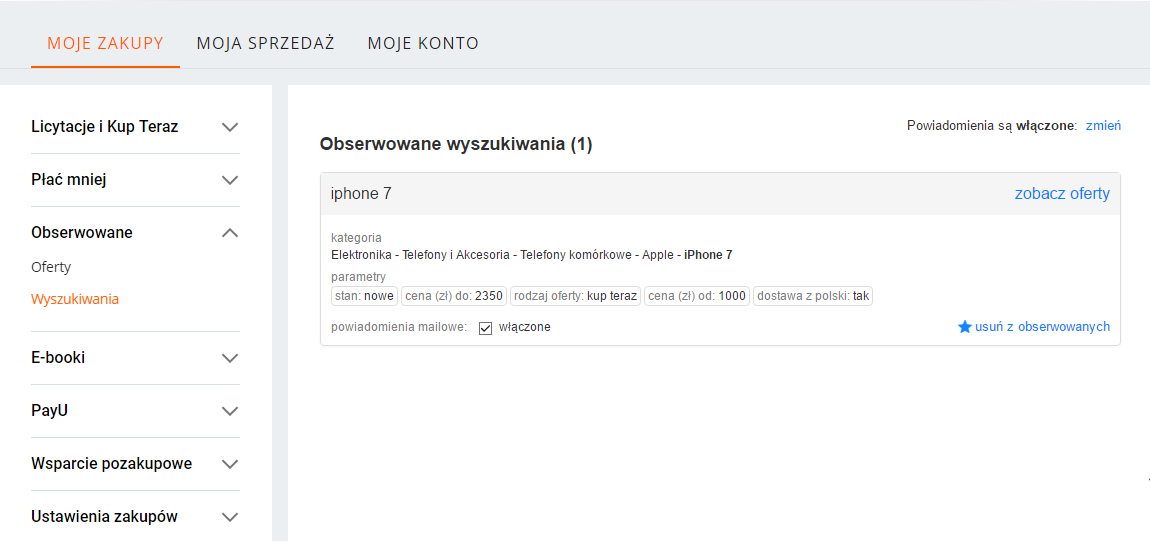 Allegro Powiadomienia O Nowych Aukcjach | Allegro Poland Allegro Powiadomienia O Nowych Ofertach