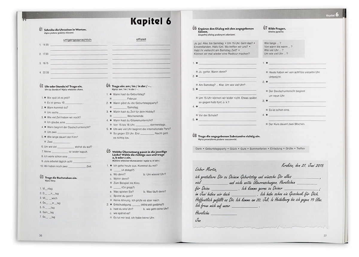 Alles klar neu 1. Język niemiecki. Zeszyt ćwiczeń. Klasa 1. Zakres Sprawdzian Jezyk Niemiecki Klasa 1 Kapitel 8