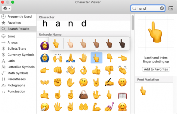 Alt Code Shortcuts for Hands Symbols – WebNots Middle Finger Made From Keyboard Symbols