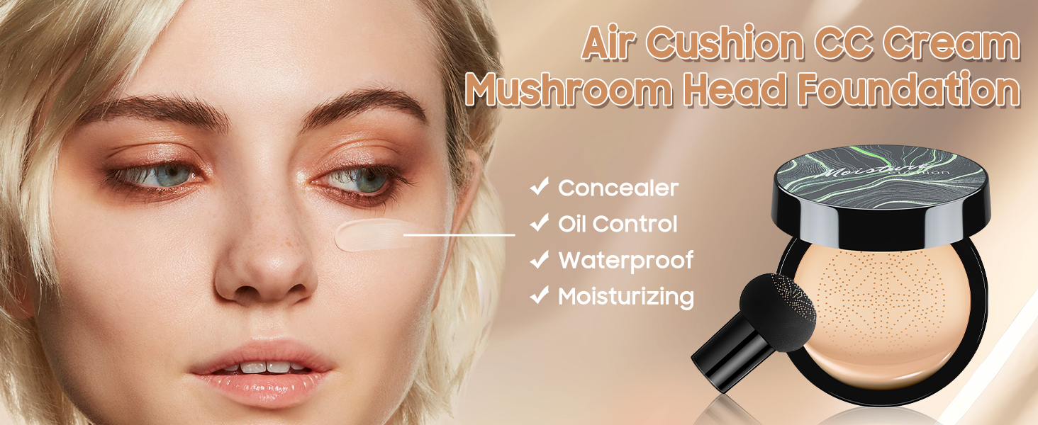 Amazon.com: Air Cushion CC Cream - Mushroom Head CC Cream Foundation Mushroom Head Air Cushion Cc Cream
