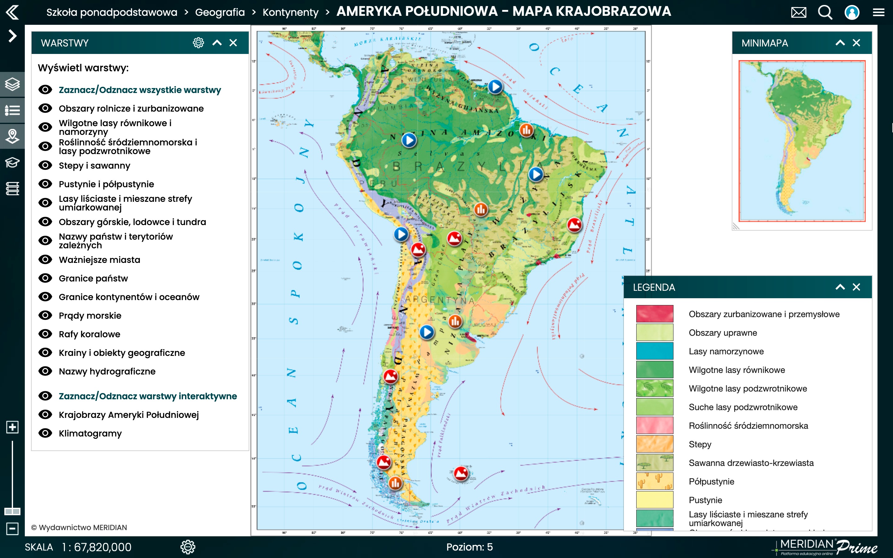 Geografia Klasa 8 Ameryka Polnocna I Poludniowa
