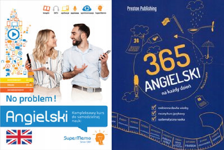 Angielski No problem! A1 - C1 + 365 na każdy dzień (13538666266 Angielski 365 Na Kazdy Dzien