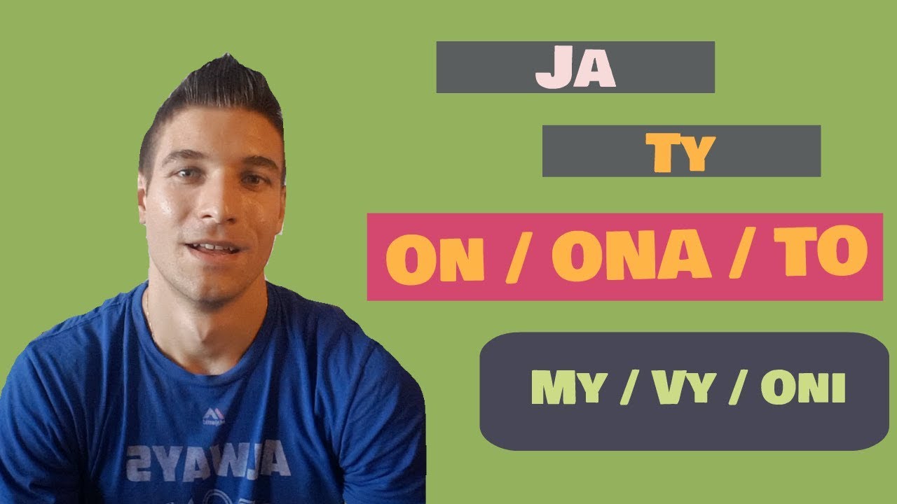 Anglictina pre zaciatocnikov #3 - ja, ty, on, ona, to, my, oni po Ja Ty My Wy Oni Po Angielsku