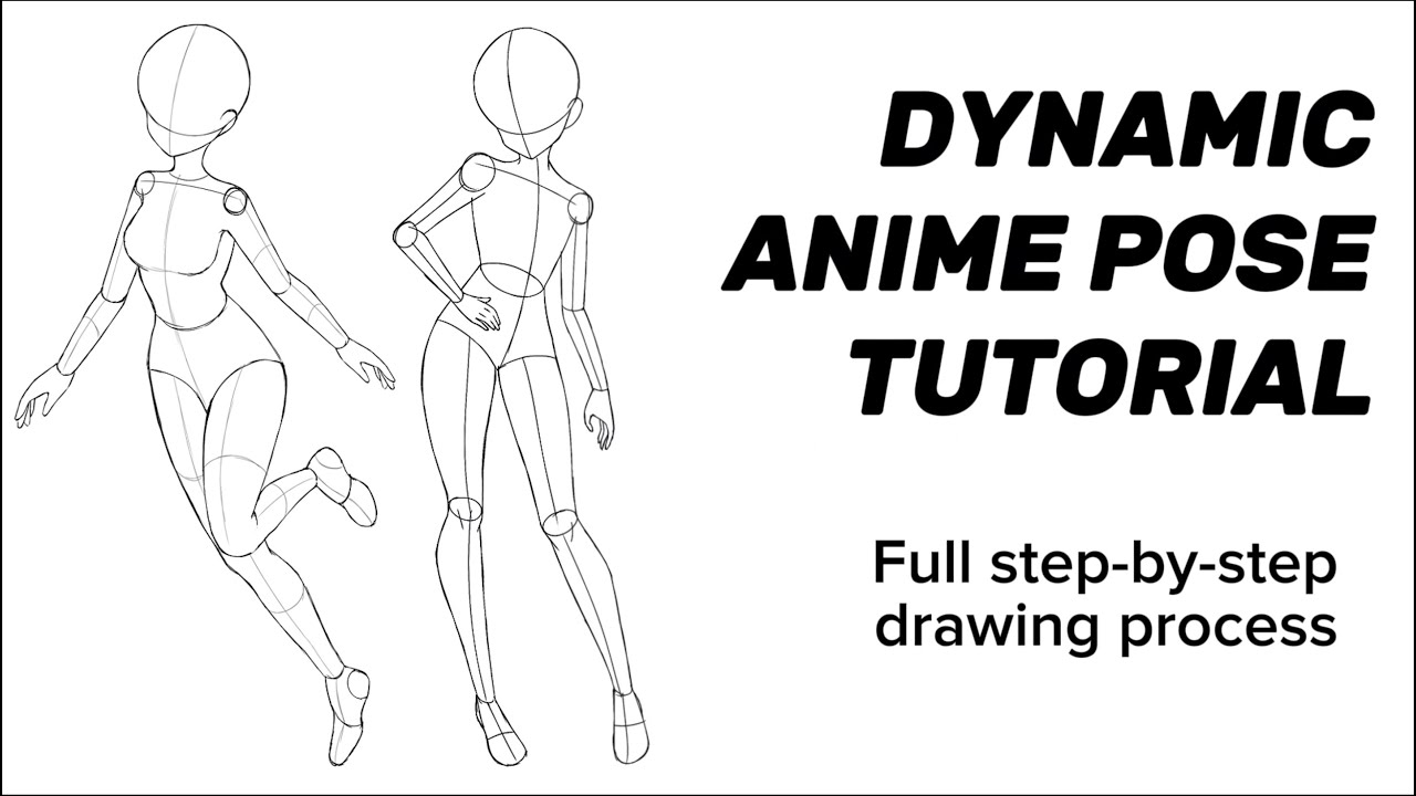 Anime Dynamic Pose Tutorial | How to Draw Dynamic Poses For Beginners How To Draw Dynamic Poses For Beginners
