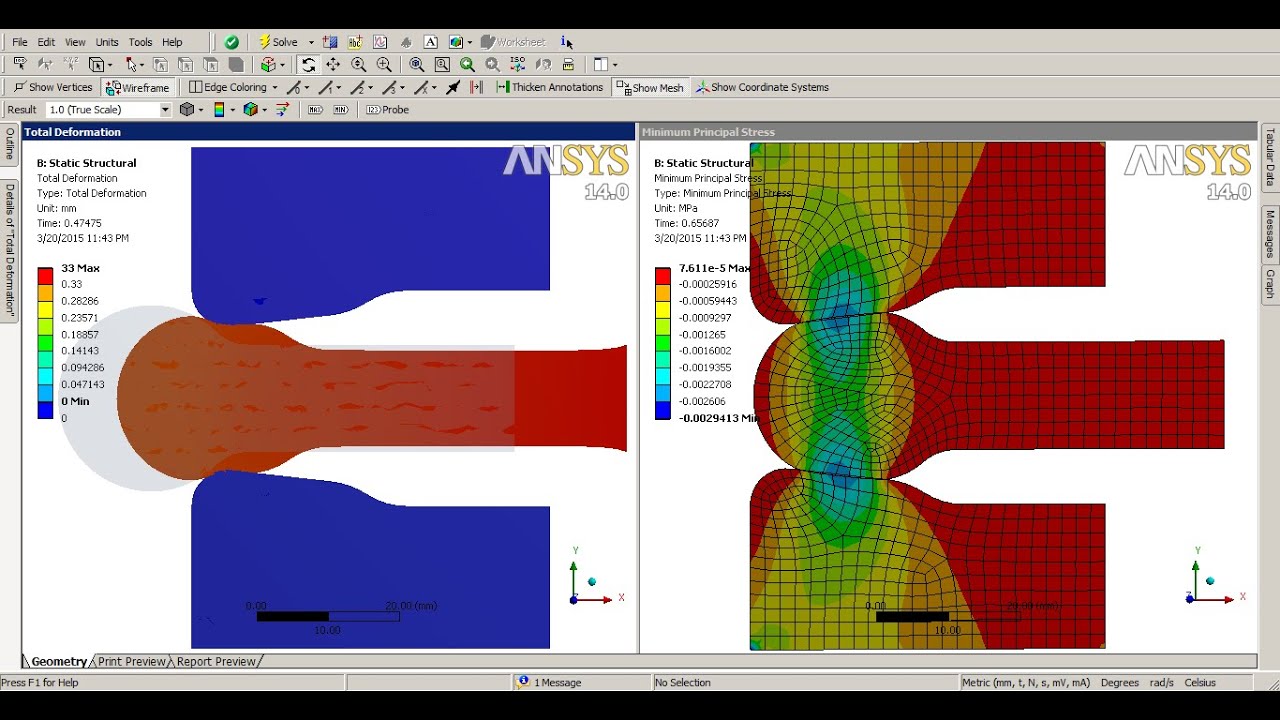 Mooney Rivlin Hyperelastic Material Model