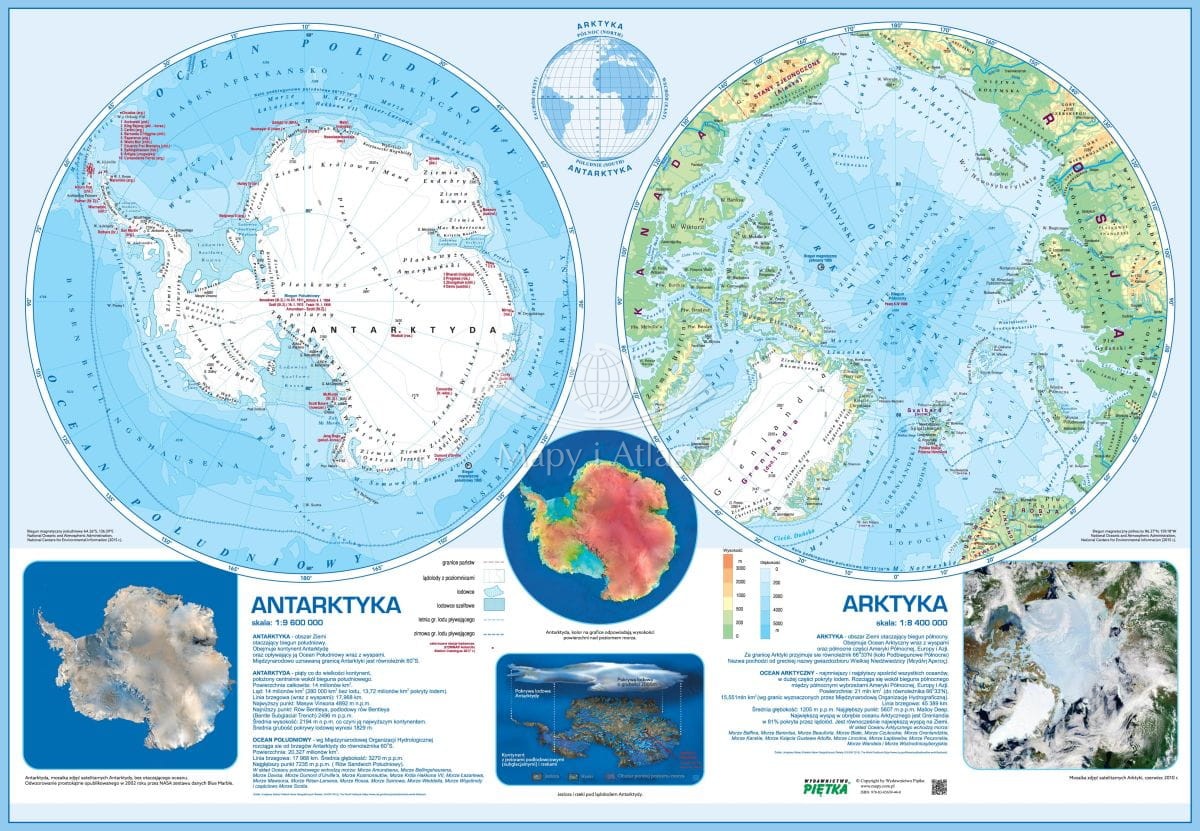Arktyka I Antarktyda Położenie
