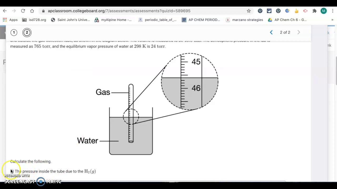 AP Chem Unit 5 PC FRQ Key - YouTube Ap Chemistry Unit 5 Progress Check Mcq