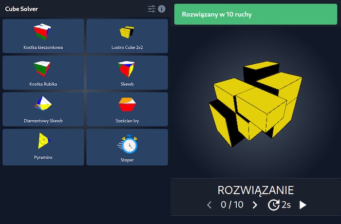 Aplikacja Do Ulozenia Kostki Rubika