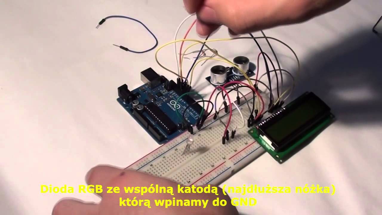 Arduino - ultradźwiękowy pomiar odległości + wyświetlacz LCD - YouTube Czujnik Hallotronowy Reaguje Na Zmianę