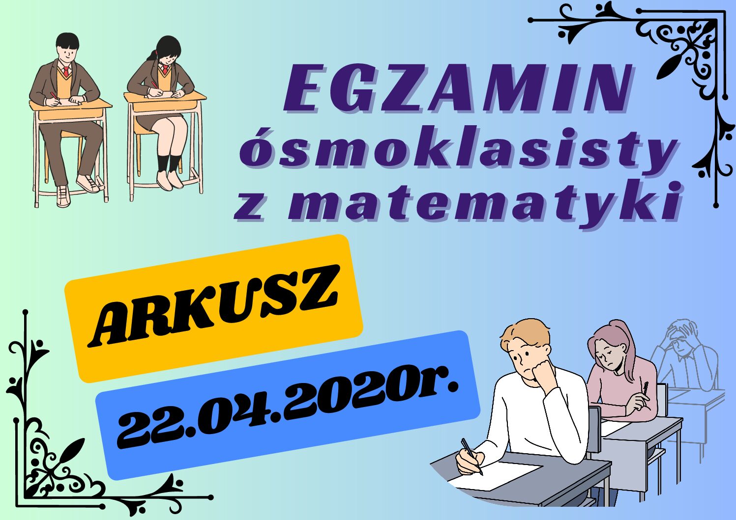 Egzamin 8 Klasisty Matematyka 2020