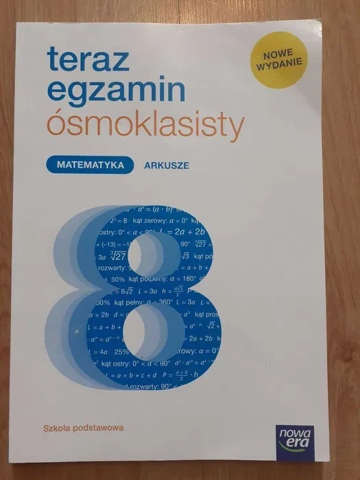 Arkusz egzaminacyjny, matematyka Nowa Era | Markocin | Kup teraz na Matematyka Nowa Era Klasa 8