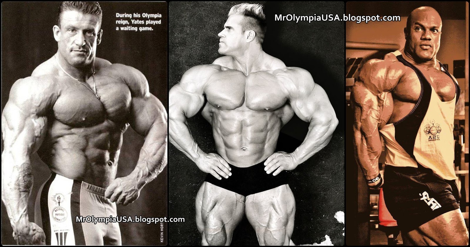 Arnold Schwarzenegger Jay Cutler Ronnie Coleman