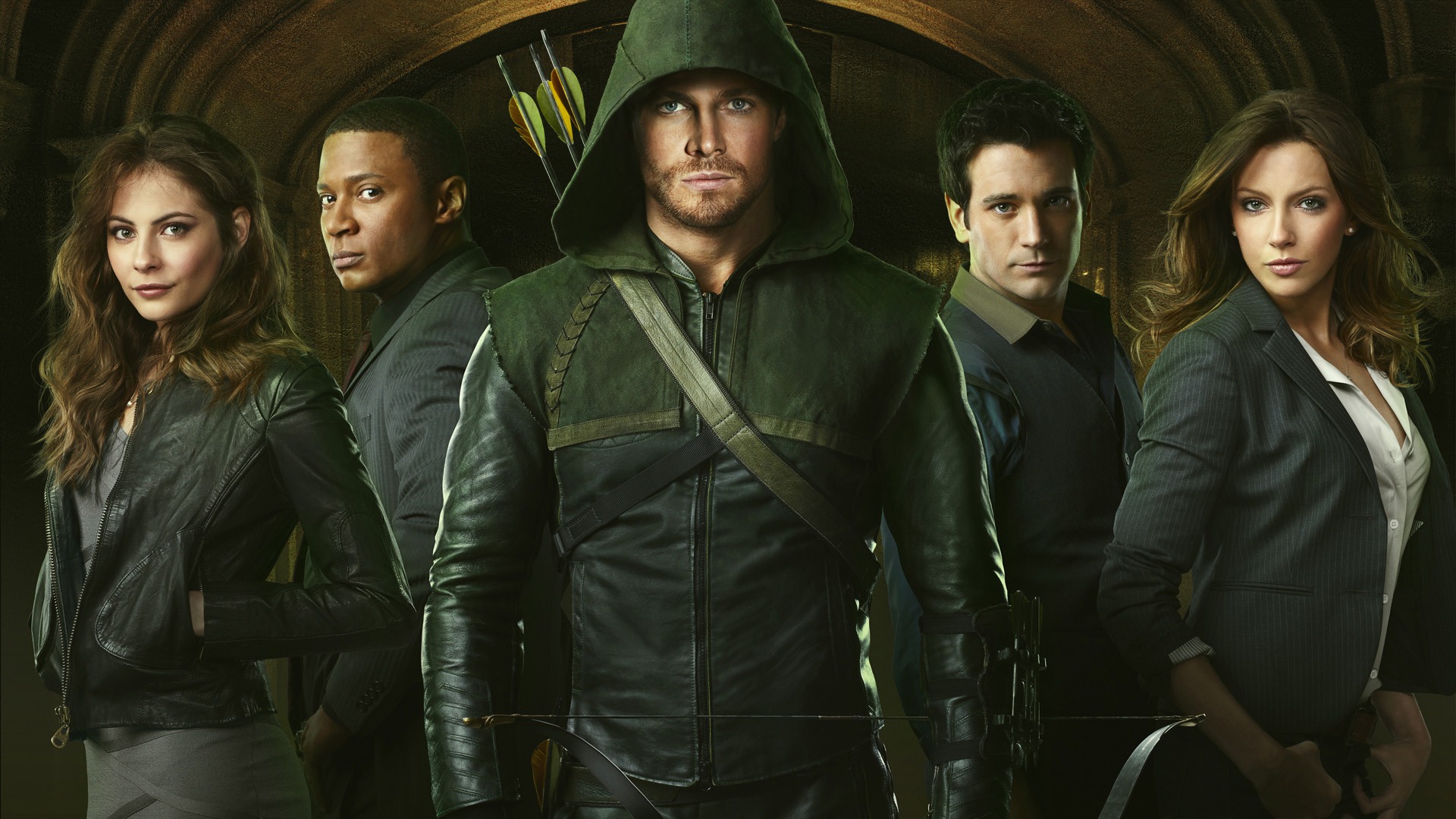 Arrow Cast HD Wallpaper Serial Arrow Sezon 1 Odcinek 15