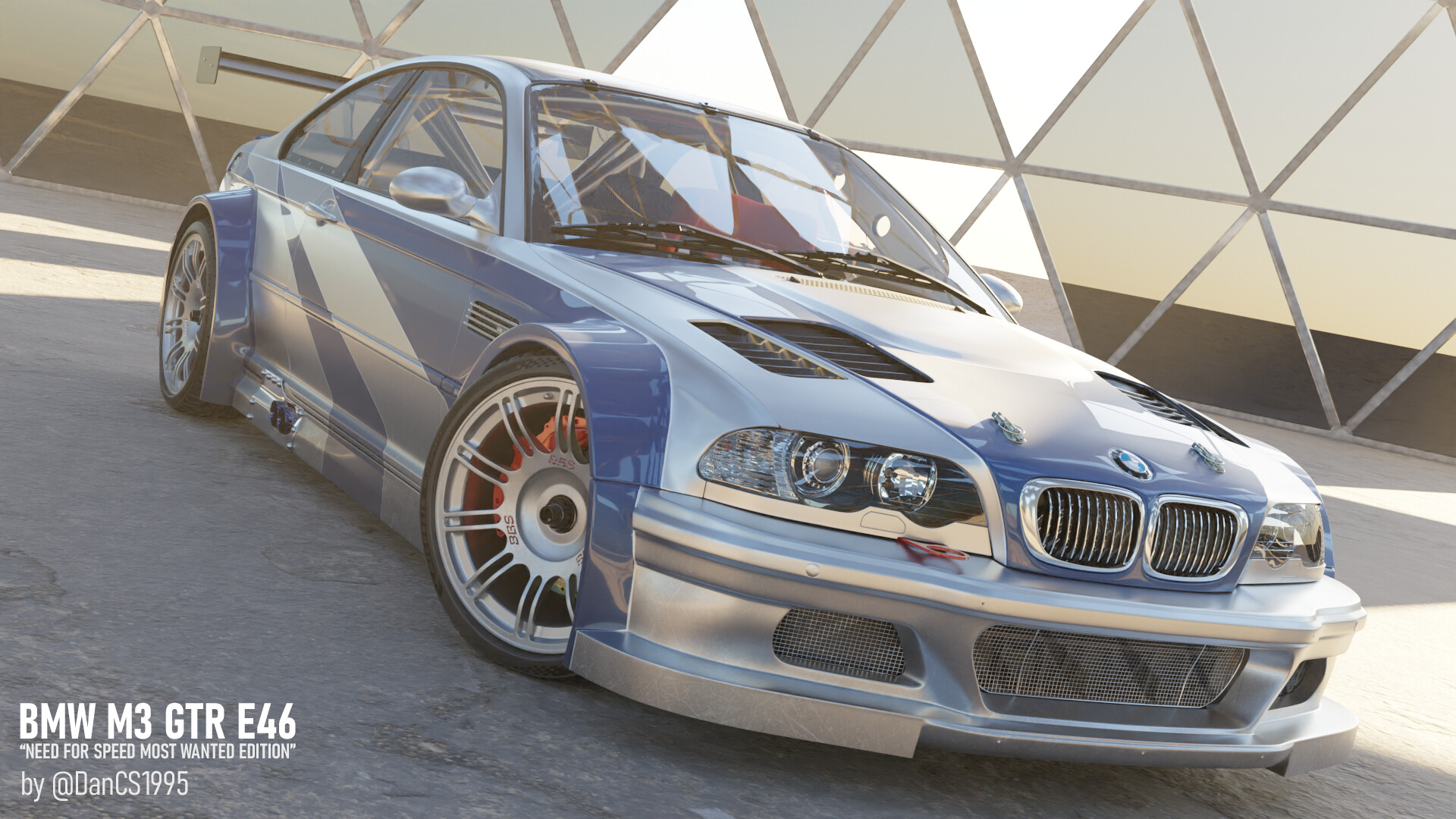 ArtStation - The BMW M3 GTR E46 "NEED FOR SPEED MOST WANTED EDITION" Bmw M3 Gtr Most Wanted