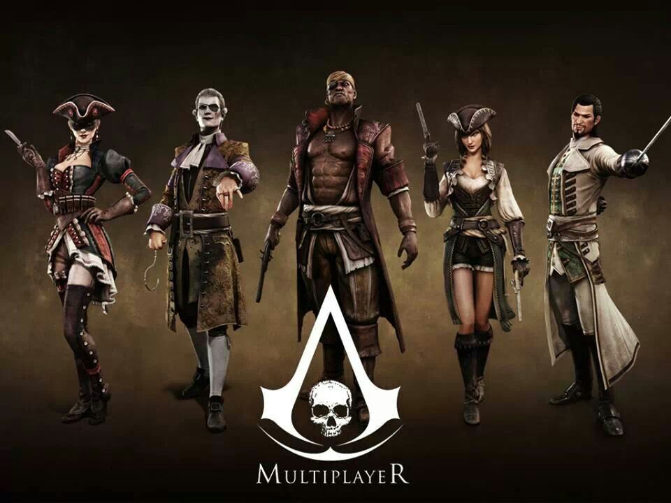 Assassin's Creed IV Black Flag multiplayer characters | Assassins creed Assassin S Creed 4 Black Flag Multiplayer
