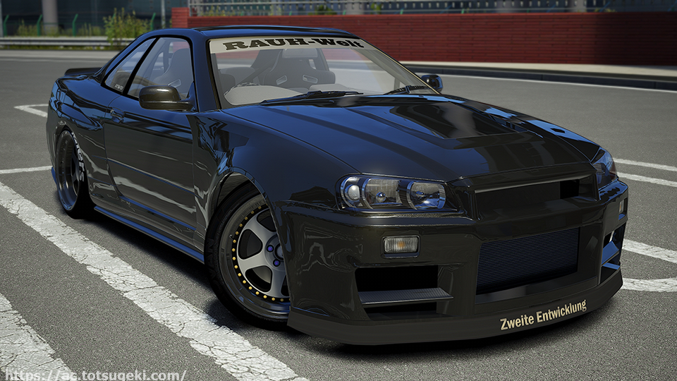 【Assetto Corsa】スカイライン R34 GT-R GTT | Nissan Skyline R34 GTT | アセットコルサ Assetto Corsa Nissan Skyline Mod