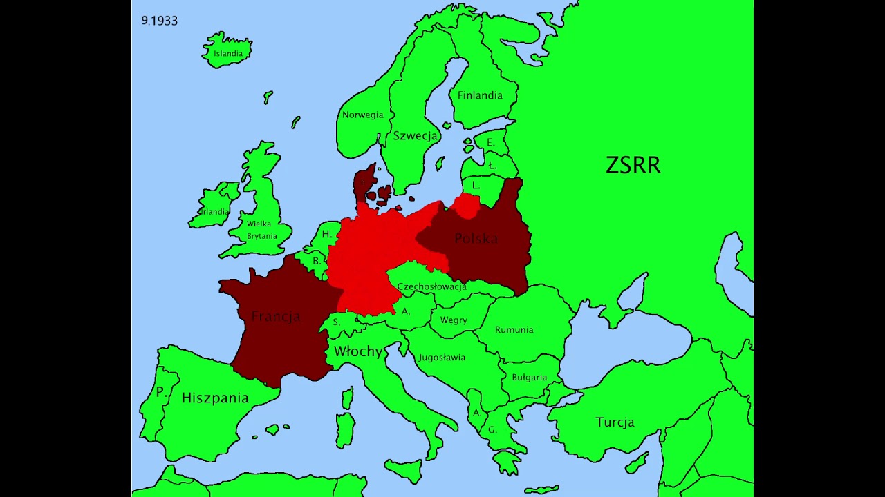 Atak Polski na III Rzeszę z pomocą Francji w 1933 roku/Polish atack on Atak Polski Na Czechy 1938
