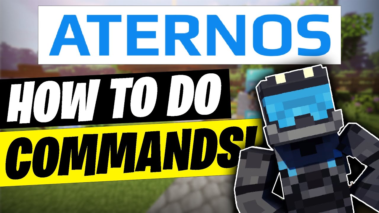 ATERNOS Minecraft Commands! (Aternos tutorials 2021) - YouTube How To Use Commands Aternos