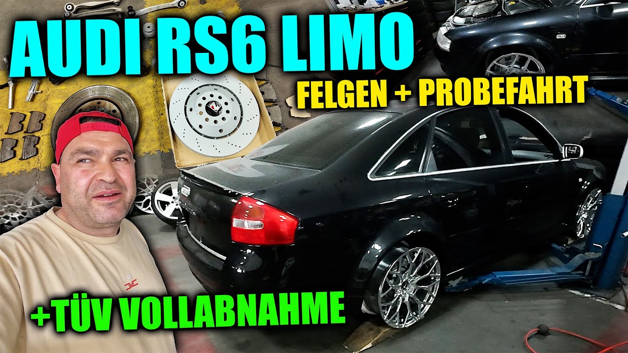 Audi RS6 C5 Limo - Tüv für den Japan Import + Probefahrt & Felgen Kto Nie Skacze Jest Pedałem Limo
