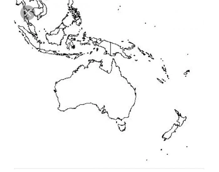 australia i oceania mapa konturowa Quiz Australia I Oceania Mapa Konturowa