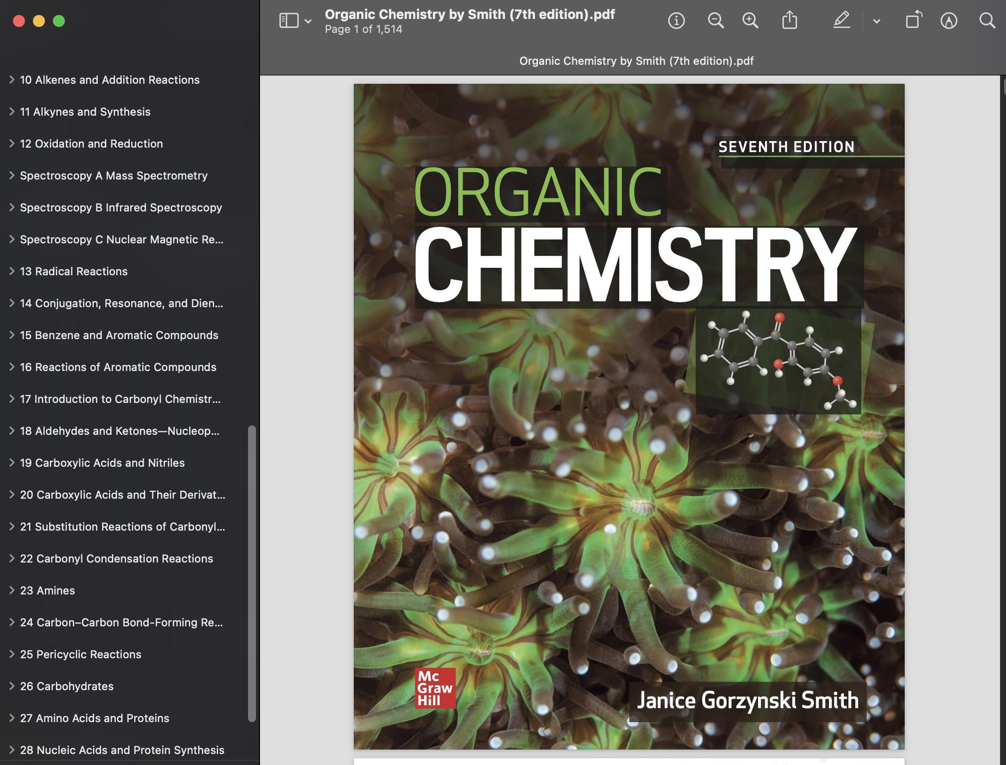 Organic Chemistry Sixth Edition Janice Smith Solutions Pdf