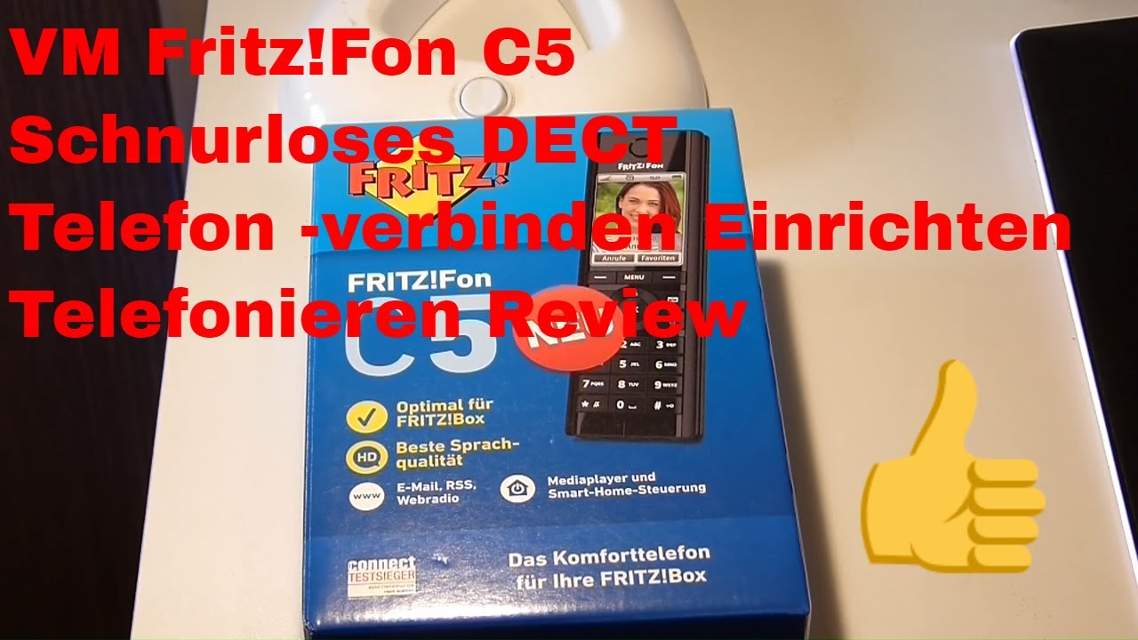 AVM Fritz!Fon C5 Schnurloses DECT Telefon - Fritz-box verbinden Jak Wygląda Najdroższy Telefon Na świecie