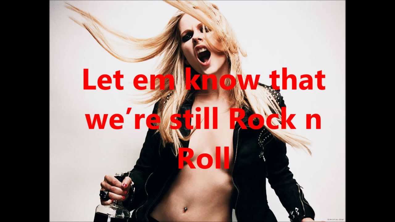 Avril Lavigne "Rock N Roll" LYRICS HQ FULL SONG - YouTube Avril Lavigne Rock N Roll Tekst