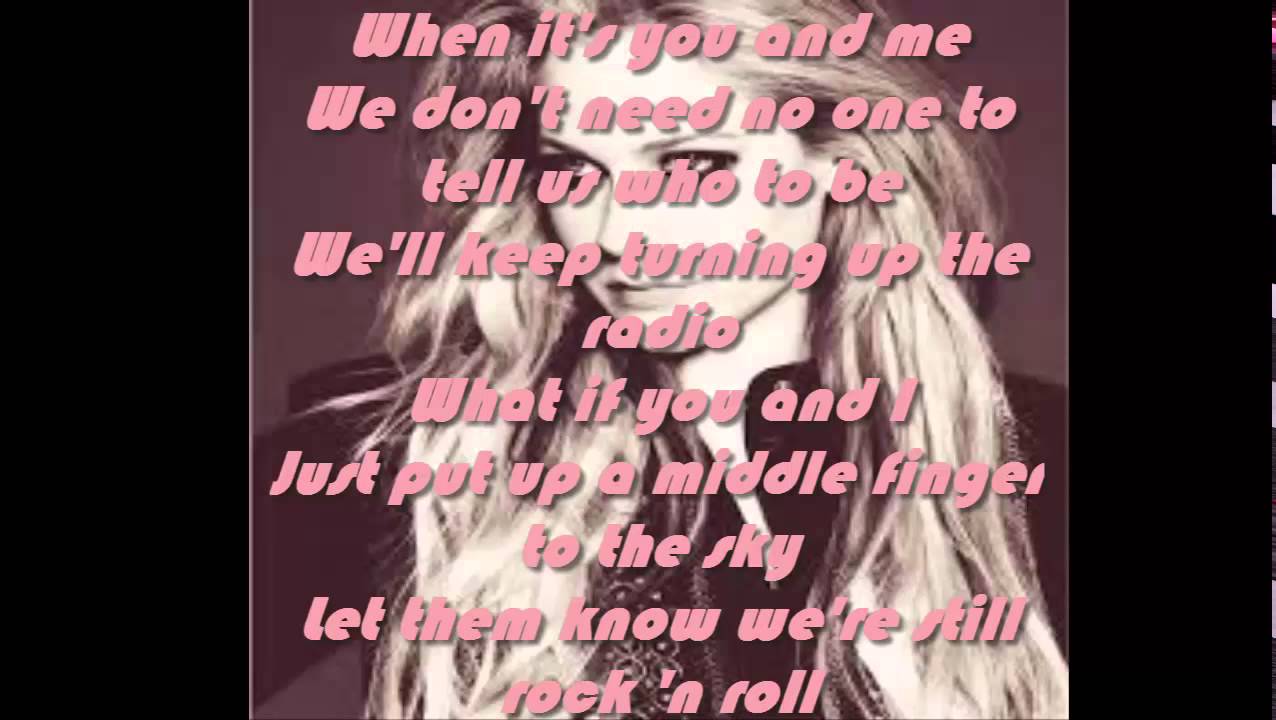 Avril Lavigne Rock N Roll Tekst